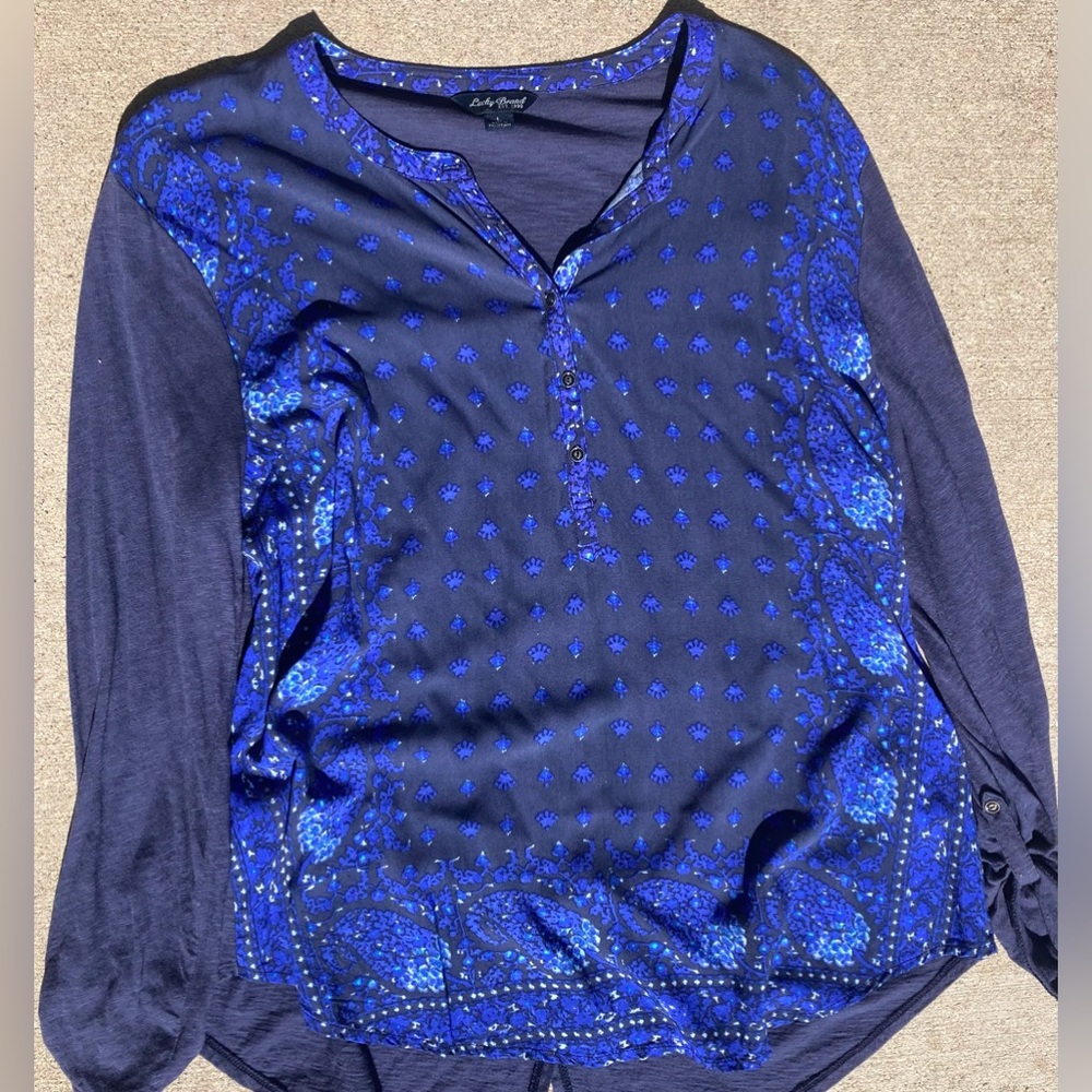 Lucky Brand Long Sleeve Top